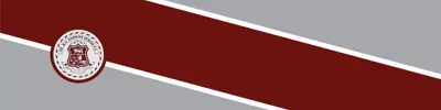 gray and red striped banner with Dr. M.S. Hawkins Senior Public School logo