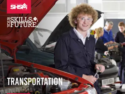 Brochure cover for Transportation SHSM