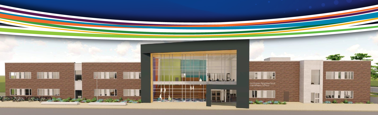 illustration of the New Northglen School