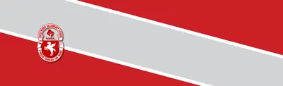 red and gray striped banner and the Crestwood Secondary School logo