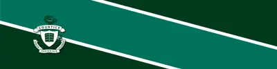 green striped banner with Courtice Intermediate School logo